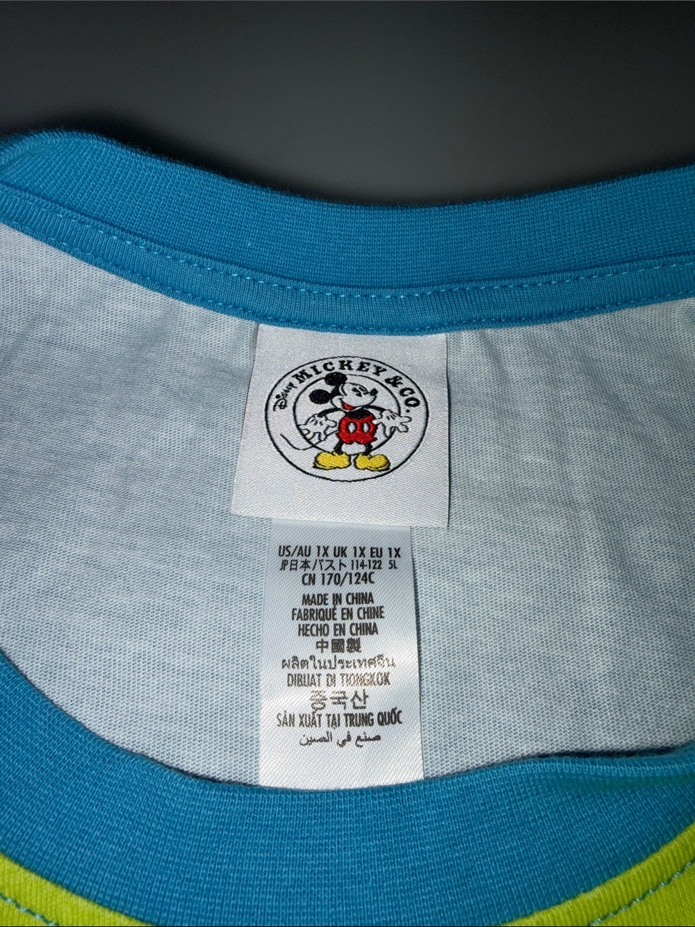 MICKEY & CO Minnie Mouse plus size 1X crop NWT - Picture 2 of 7